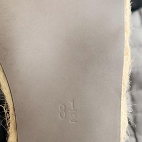 Black Suede Lace up Wedge Heels Peep Toe Platform - Picture 5 of 5